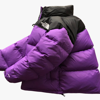 Classic Purple 700 Puffer Jacket With Detachable Hood