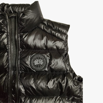 Black/ Black Label Crofton Vest Puffer Jacket