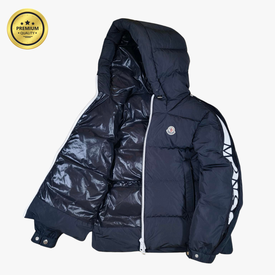 Matt Black IDIL [Premium Quality] Hooded Puffer Jacket