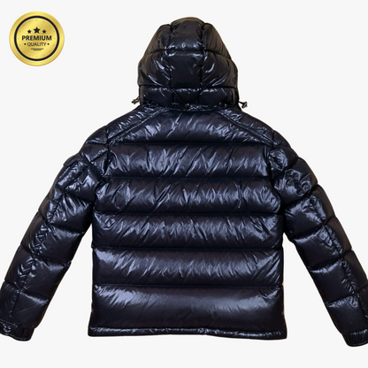 Black MAYA [Premium Quality] Hooded Puffer Jacket