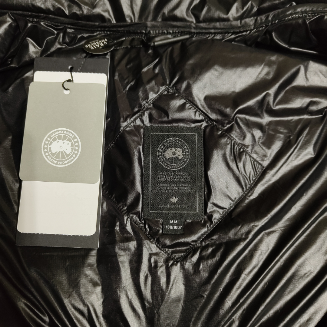 Black/ Black Label Crofton Vest Puffer Jacket