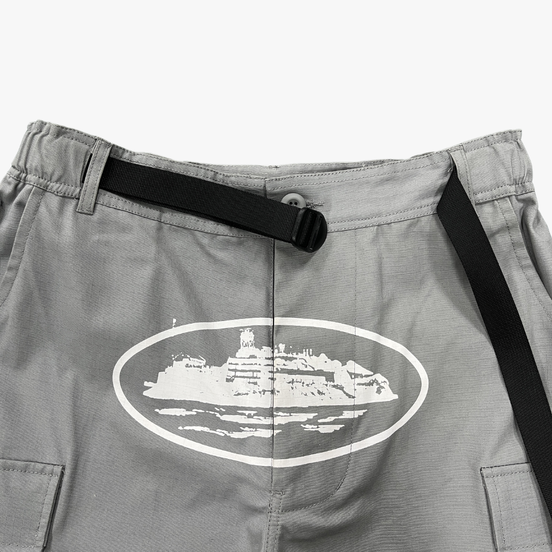 Grey/White Alcatraz Cargo Pants