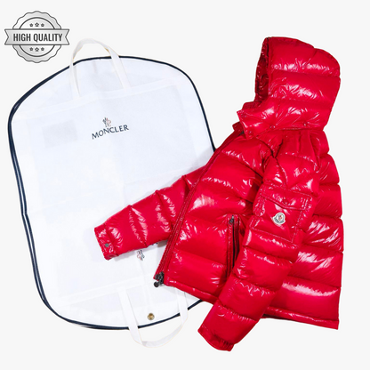 Red MAYA [High Quality] Hooded Puffer Jacket