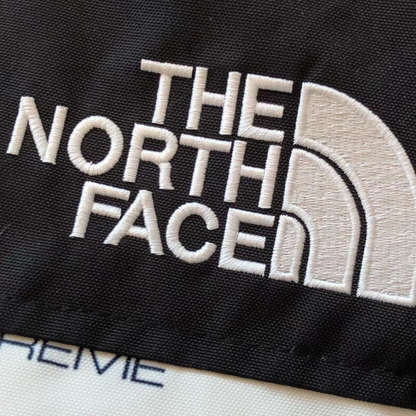 TNF x SPRM White Detachable Hood Puffer Jacket