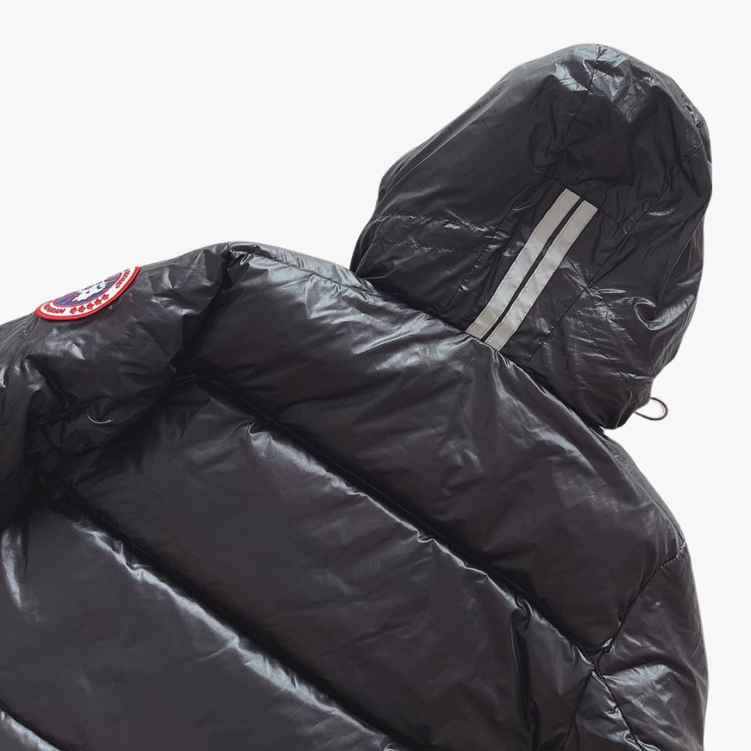 Black/ Red Label Crofton 2252M Hooded Puffer Jacket