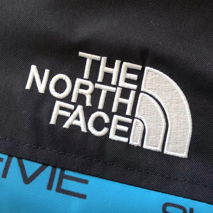TNF x SPRM Blue Detachable Hood Puffer Jacket