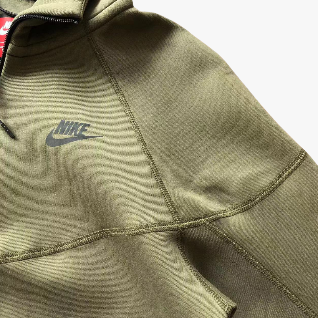 Olive Green Tech Fleece Jacket (2023)