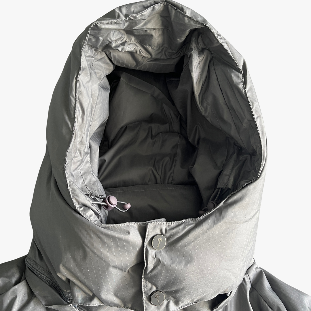 Grey Shooters Detachable Hooded Puffer Jacket