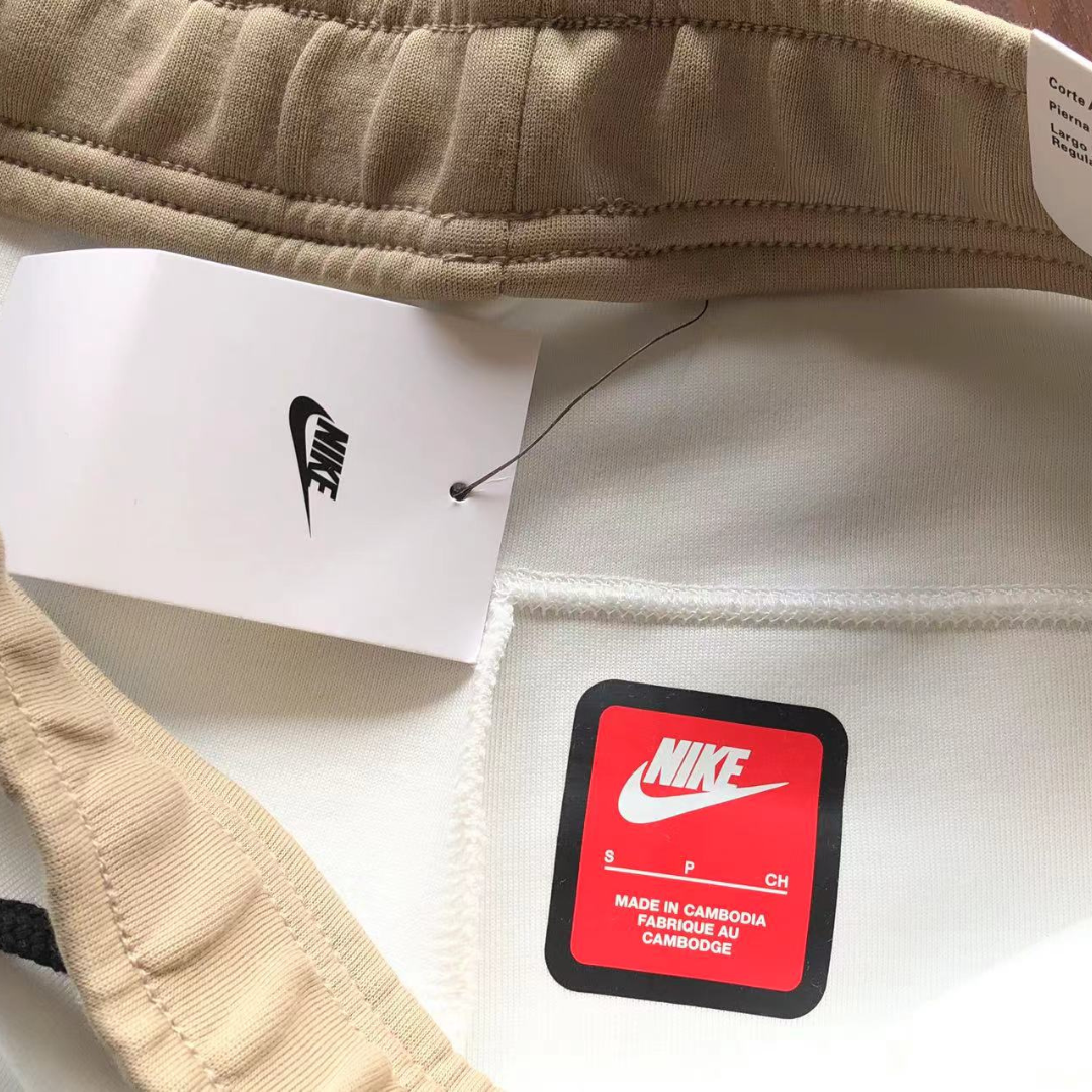 Khaki/ White Fleece Pants (2023)