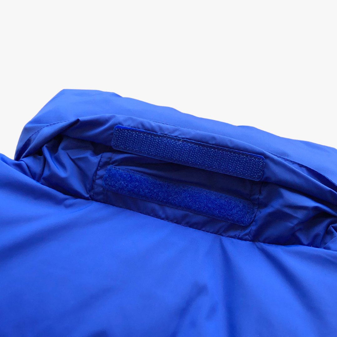 Classic Red/ Blue 700 Puffer Jacket With Detachable Hood