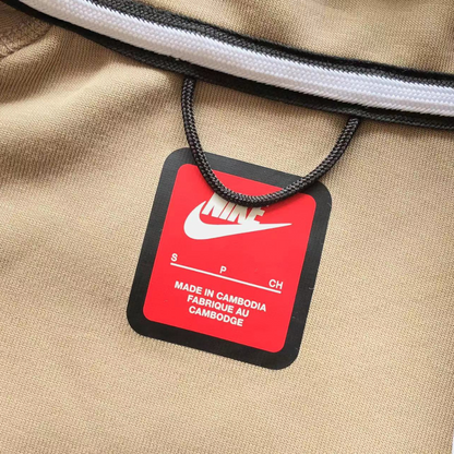 Khaki/ White Tech Fleece Jacket (2023)