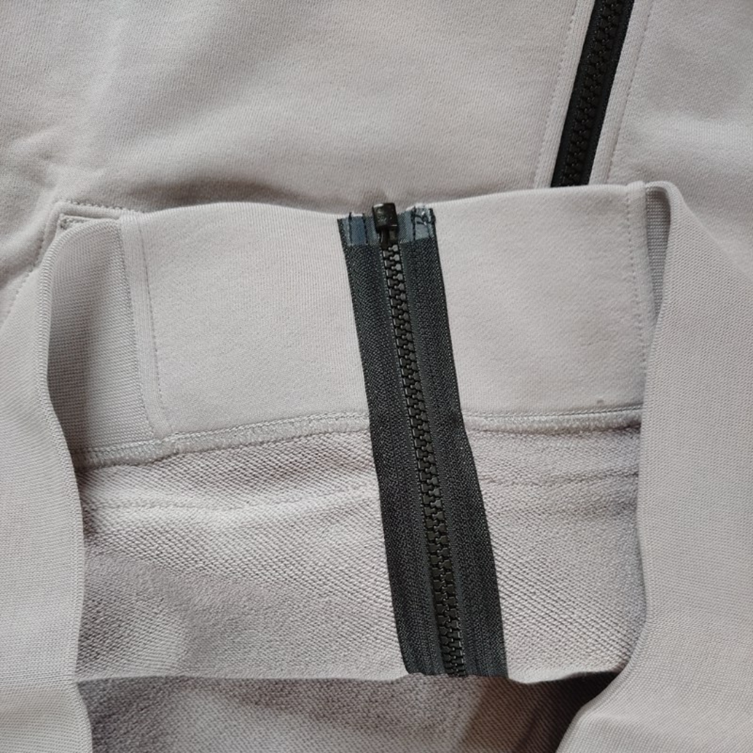 Pigeon Grey Zip Hoodie Jacket