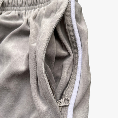 Grey Velour Pants