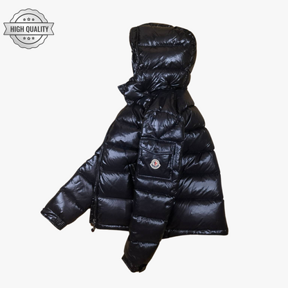 Black MAYA [High Quality] Hooded Puffer Jacket