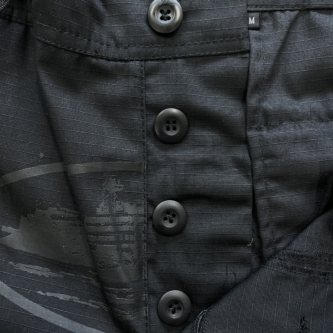 Black/Black Alcatraz Cargo Pants