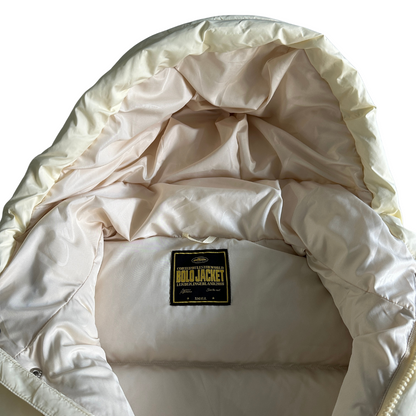 White Bolo V2 Hooded Puffer Jacket