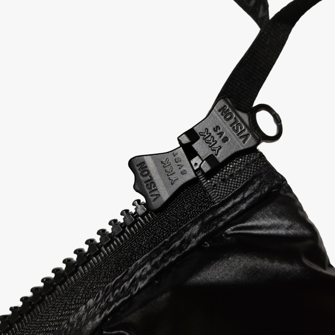 Black/ Black Label Crofton Vest Puffer Jacket