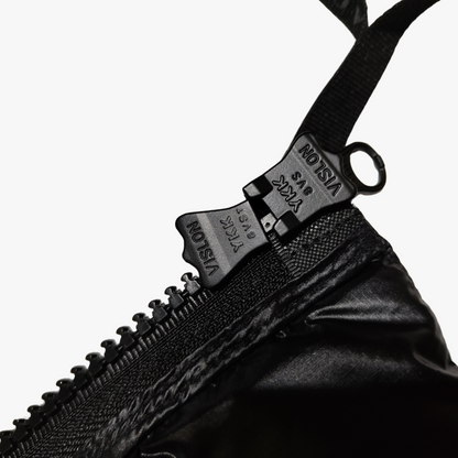 Black/ Black Label Crofton Vest Puffer Jacket