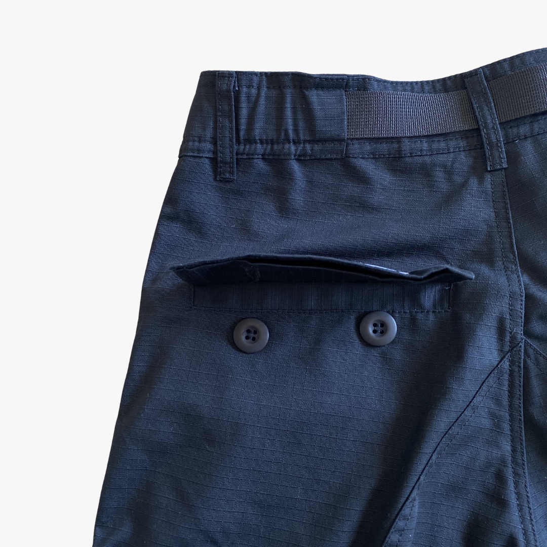 Black/Red Alcatraz Cargo Pants