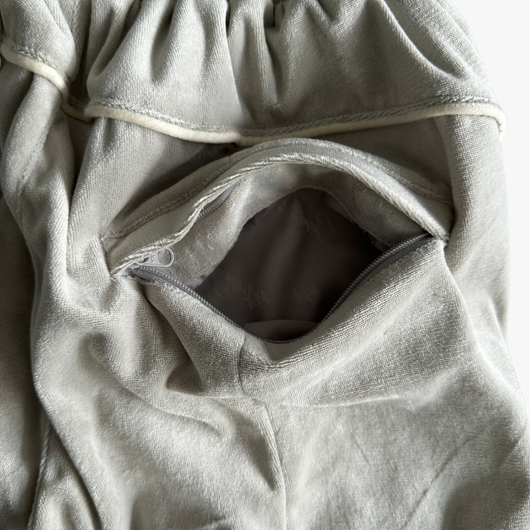 Grey Velour AMG Pants