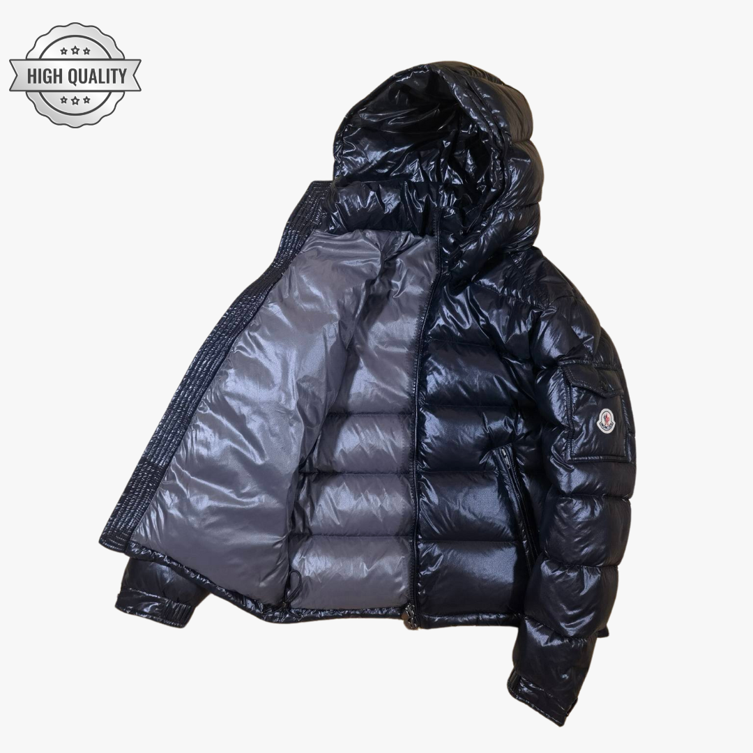 Black MAYA [High Quality] Hooded Puffer Jacket