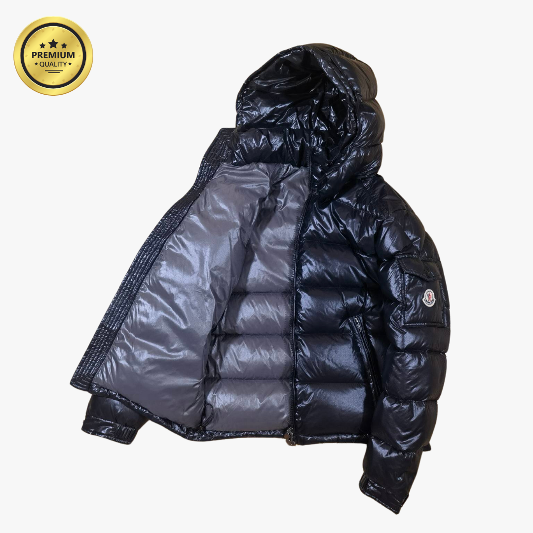 Black MAYA [Premium Quality] Hooded Puffer Jacket