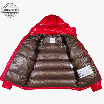 Red MAYA [High Quality] Hooded Puffer Jacket