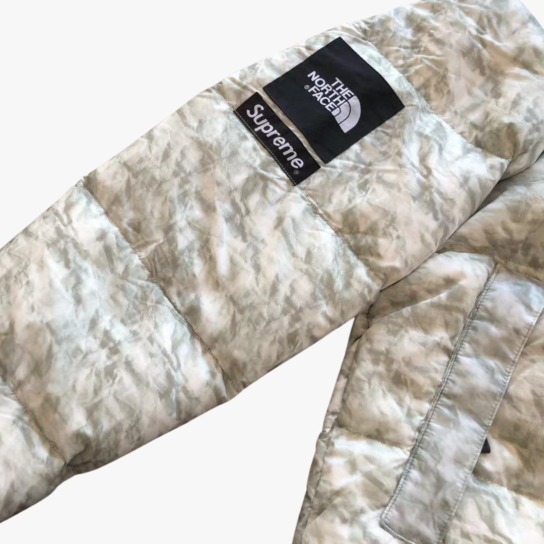 TNF x SPRM White Puffer Jacket