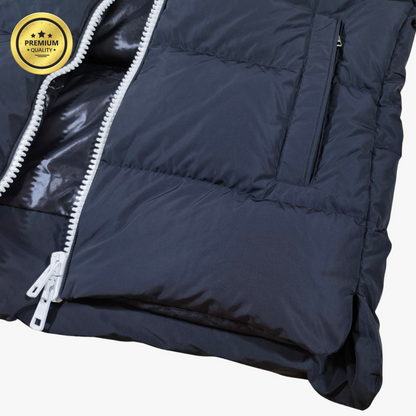 Matt Black IDIL [Premium Quality] Hooded Puffer Jacket