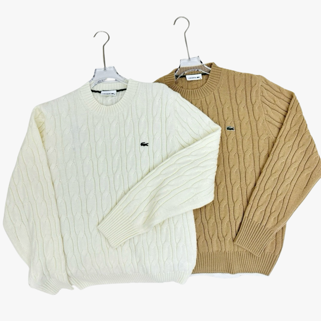 Men's Classic Twist Wool Sweater - Variety of Colors / S-XL
