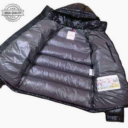 Black MAYA [High Quality] Hooded Puffer Jacket