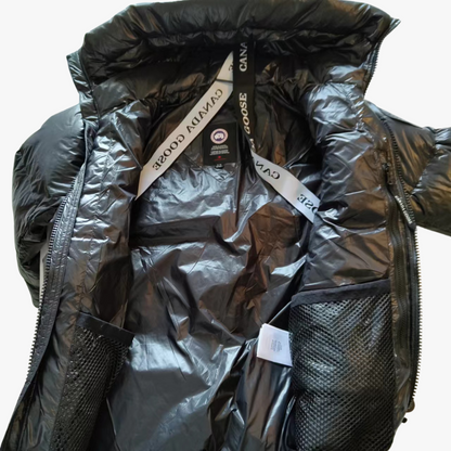 Black/ Black Label Crofton 2252M Hooded Puffer Jacket