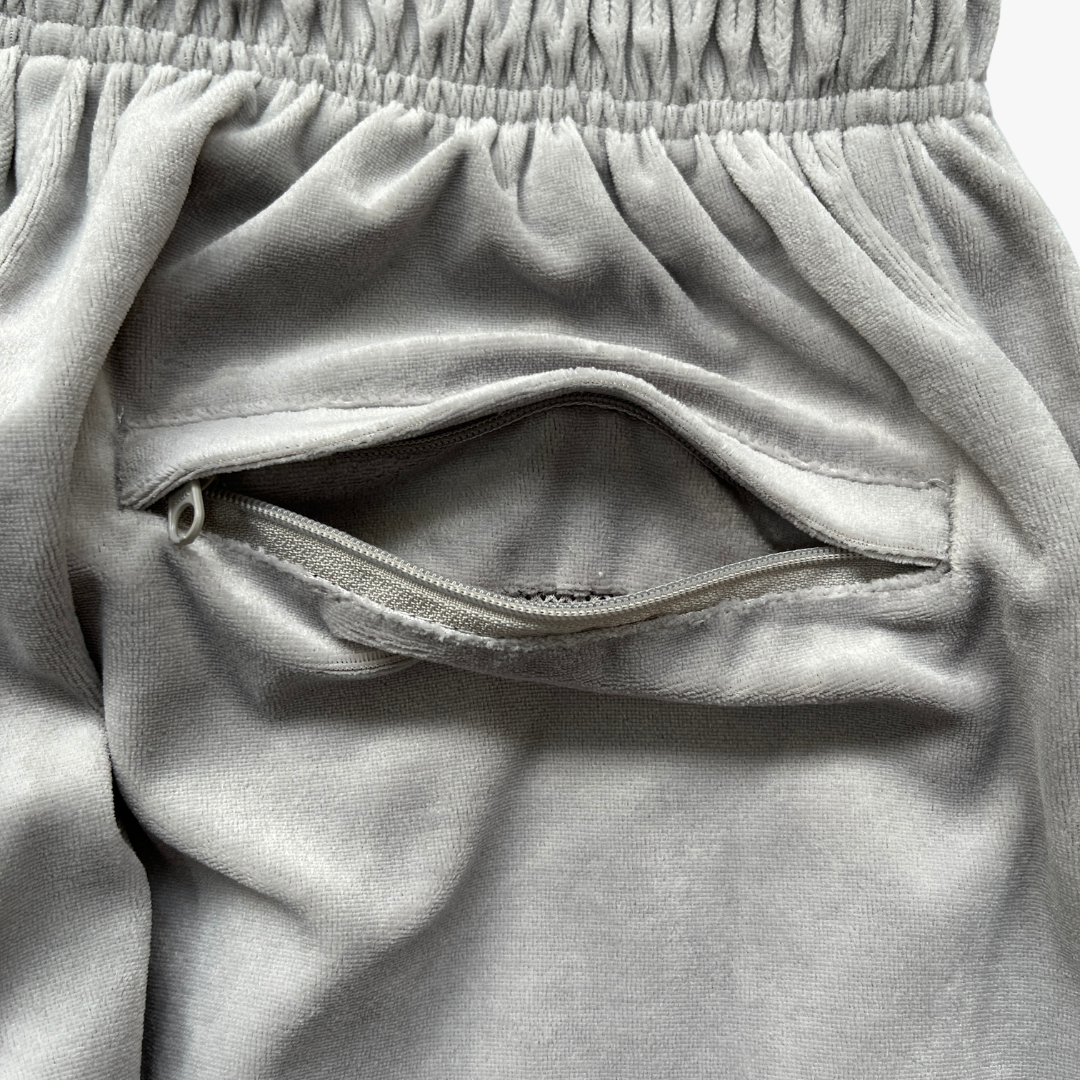 Grey Velour Pants