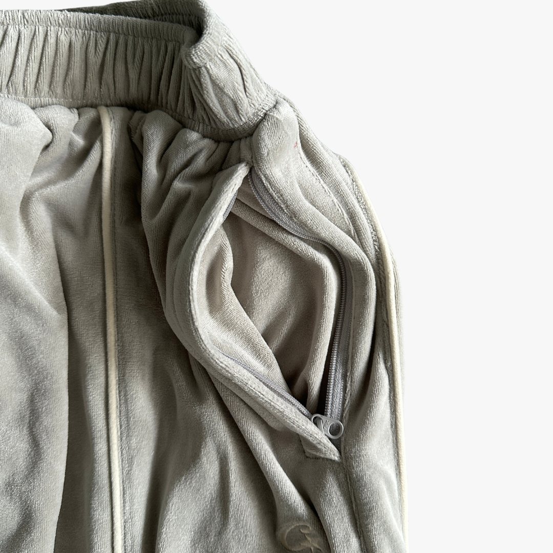 Grey Velour AMG Pants