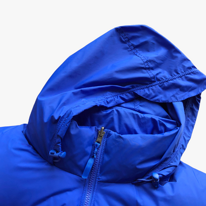 Classic Red/ Blue 700 Puffer Jacket With Detachable Hood