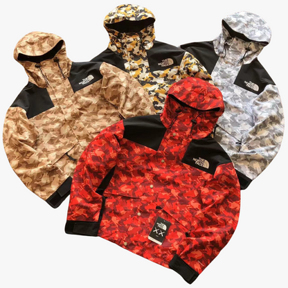 TNF x Kaws Brown/ Khaki Dryvent Jacket