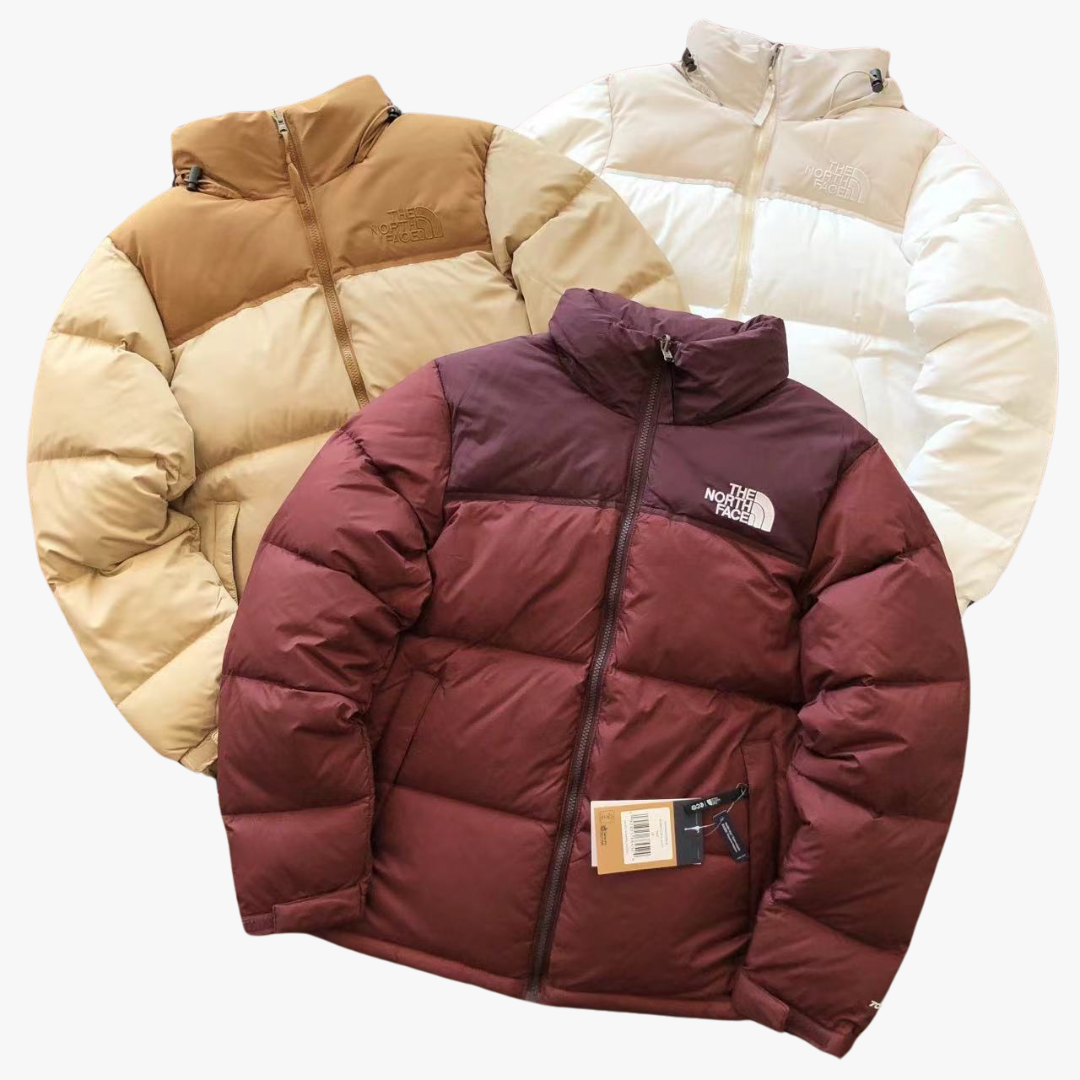 Brown/ Khaki 600 Classic Puffer Jacket With Detachable Hood