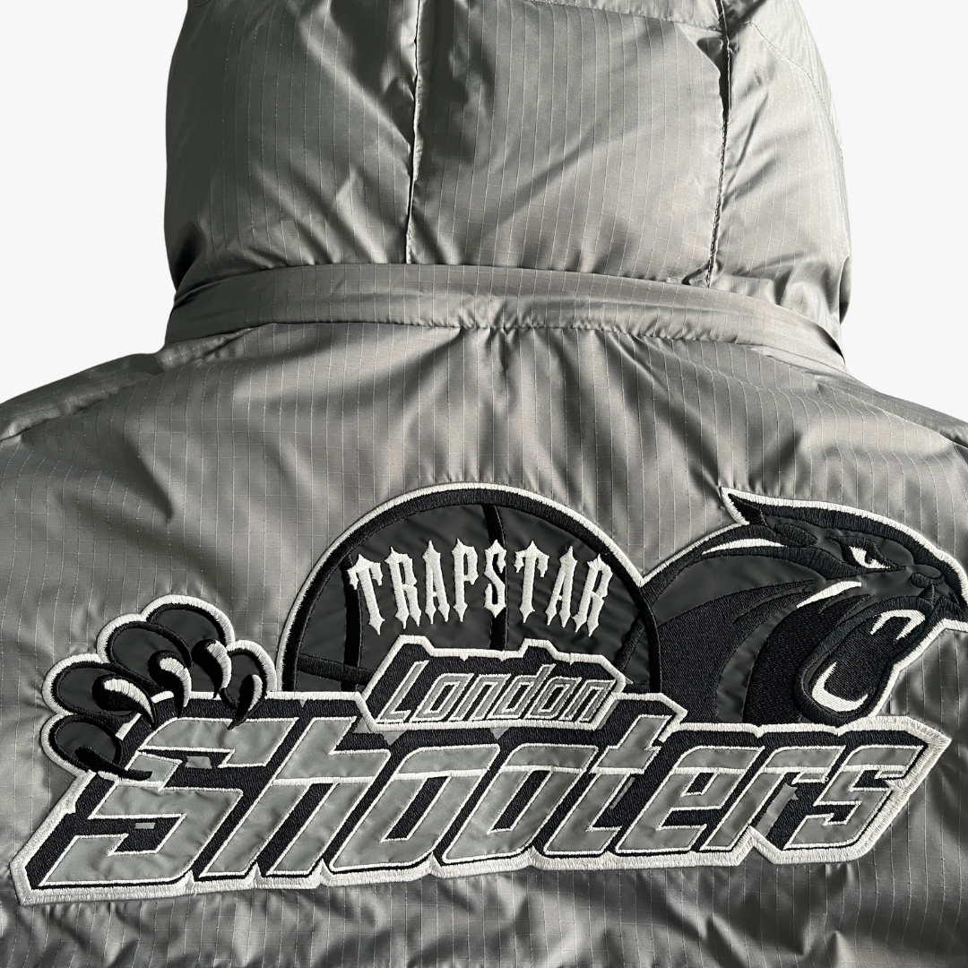 Grey Shooters Detachable Hooded Puffer Jacket