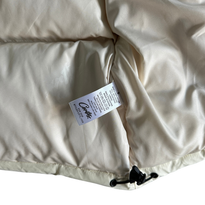 White Bolo V2 Hooded Puffer Jacket