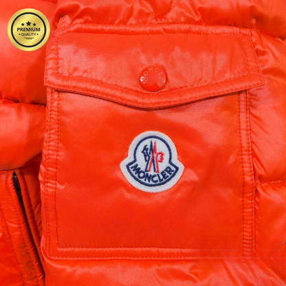 Orange MAYA [Premium Quality] Hooded Puffer Jacket