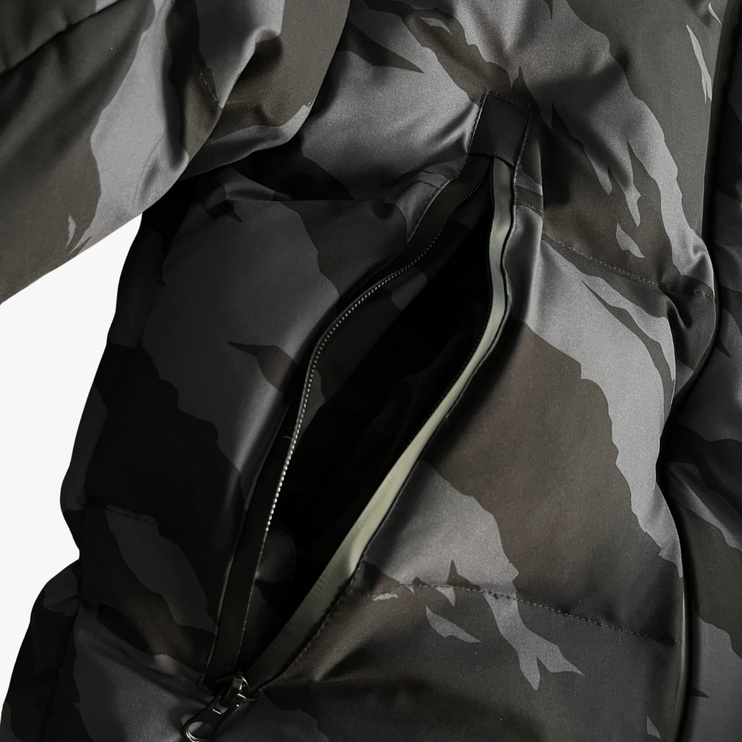 Black Tiger Camo Hyperdrive Technical Puffer Jacket