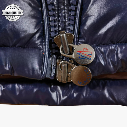 Navy Blue MAYA [High Quality] Hooded Puffer Jacket