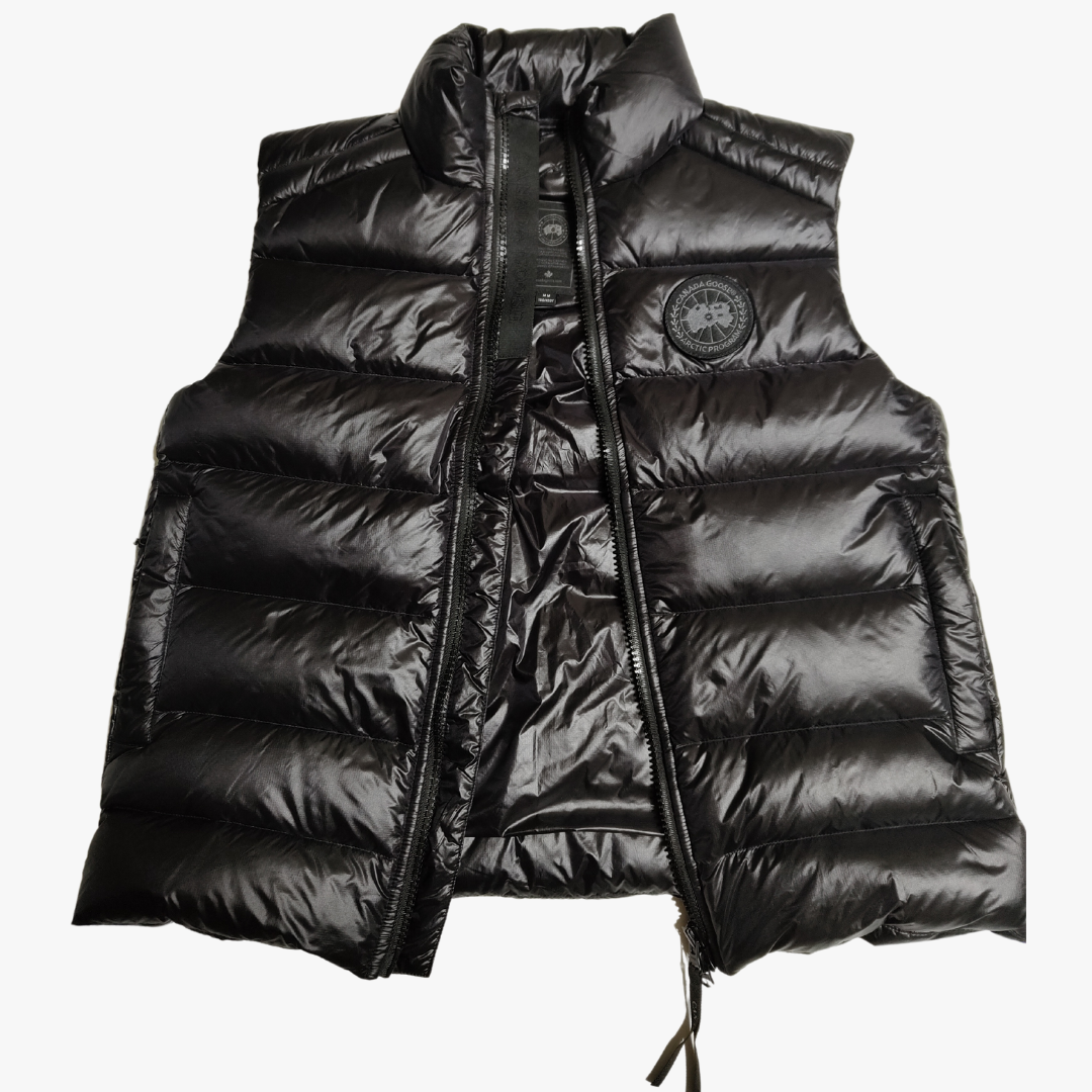 Black/ Black Label Crofton Vest Puffer Jacket