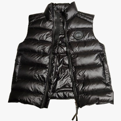 Black/ Black Label Crofton Vest Puffer Jacket