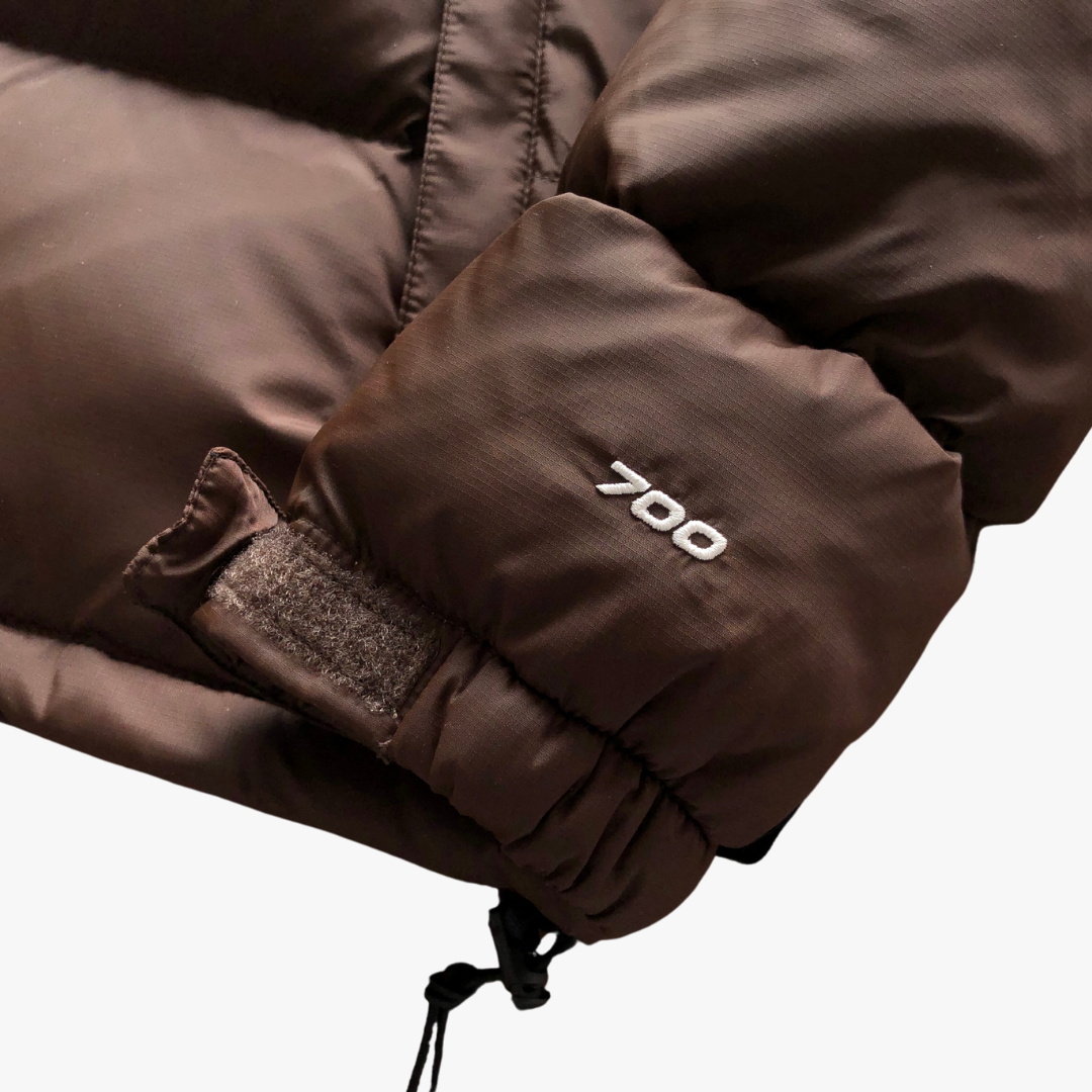 Classic Brown 700 Puffer Jacket With Detachable Hood