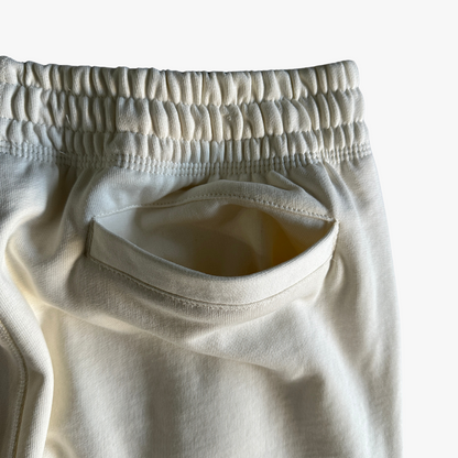 White Satin C-star Applique Pants