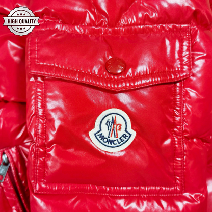 Red MAYA [High Quality] Hooded Puffer Jacket