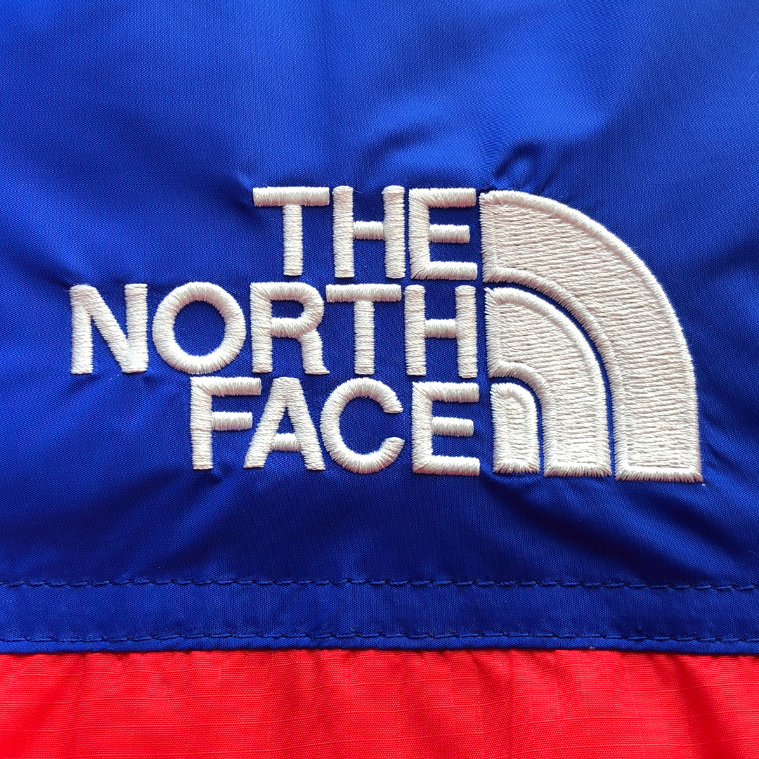 Classic Red/ Blue 700 Puffer Jacket With Detachable Hood