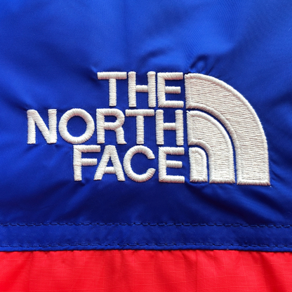 Classic Red/ Blue 700 Puffer Jacket With Detachable Hood