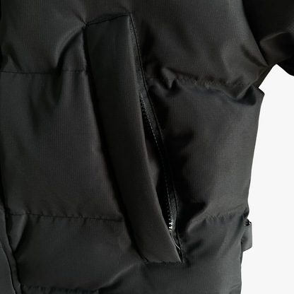 Total Black 2022 Decoded Hooded Puffer Jacket